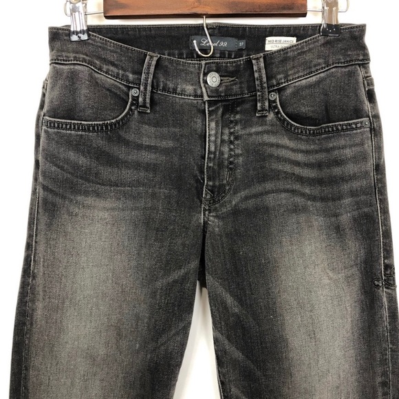 Anthropologie Level 99 Mid Rise Ankle Zip Jeans - Picture 2 of 8